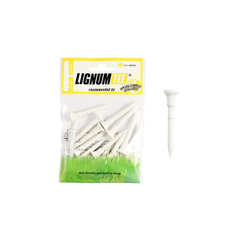 Lignum Tee 2 1/8" - White