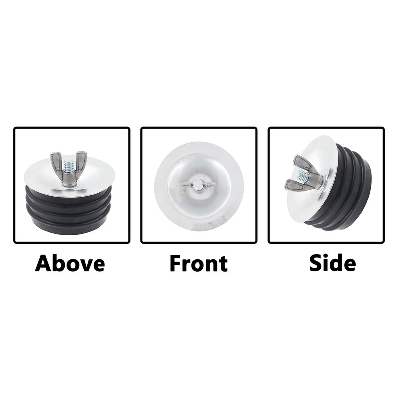 Mechanical Test Plug,TTZEZE Rubber Sewer Cleanout Cap,Sturdy Expansion Pipe Plug,Practical