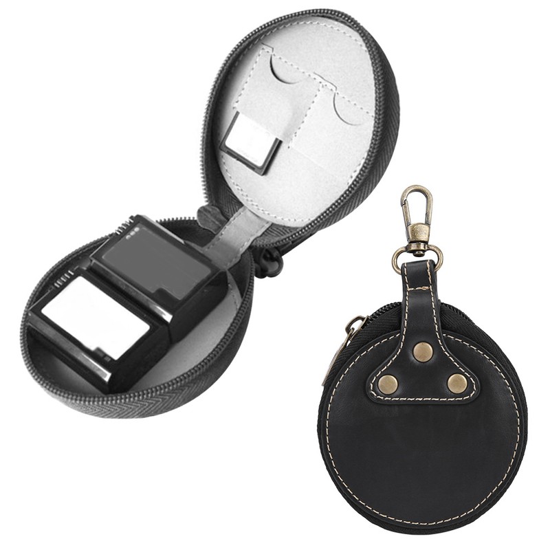 Portable Simple Fashionable PU Leather Camera Battery Case Protective Cover