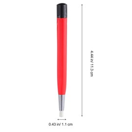 VILLCASE Fiberglass Scratch Brush Pen, Fiberglass Watch Cleaning Equipment Scratch Jewelry Brush, Coin Cleaning Brush for Clock Rust Removal Applications Electronic, 2pcs