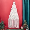 ORIGACH DIY Macrame Christmas Tree Wall Hanging kit Handmade Woven