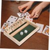 KICHOUSE 1 Set Wooden Number Dice Game Fun Gathering Game