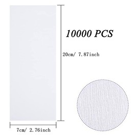 Pack of 400 Fleece Strips for Warm Wax and Sugar Paste Wax Strips Fleece Wax Strips Bikini Wax Strips for Any Type of Depilation on Leg, Chest, Back, Intimate Area & Face (7 x 20 cm)