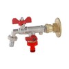 Wärmer System Double Outlet Outside Tap with Check Valve and