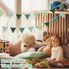 2PCS Pennant Banner Flags, Fabric Bunting Banner Nursery Garland Decor,