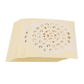 sourcing map 15pcs Badezimmer Spülbecken Schmutzfänger Aufkleber Bade Ablaufsieb Haarfänger de