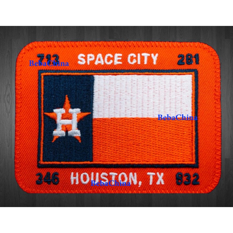 HOUSTON ASTROS Space City Connect Patch Texas Flag Baseball jersey