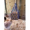 Muzzys Blue Chicken Coop Flock Block Bird Seed Hanging Bag