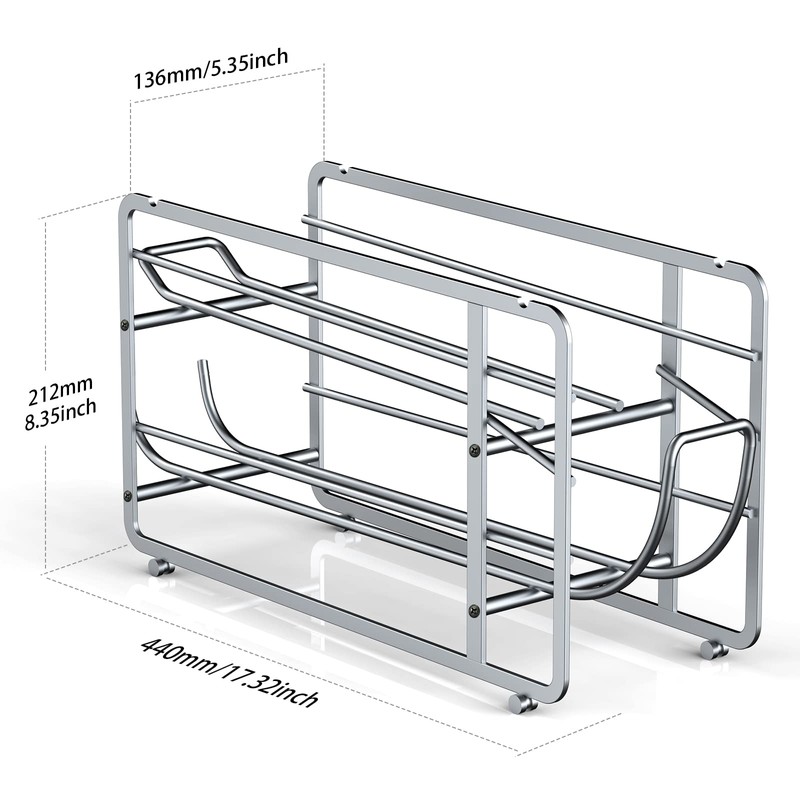 Canyave Soda Can Organizer Storage Rack, 2 Pack Stackable Beverage