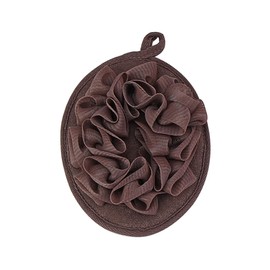 FRCOLOR 3pcs Bath Flower Bath Soft Comfortable Exfoliating Sponge for Relaxing Shower Portable Bathing Accessory Khaki Dark Coffee Dark