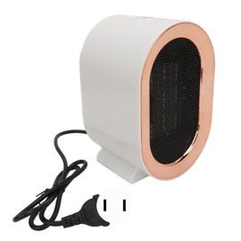 Electric Space Heater 1200W High Power Quiet Overheating Protection Dump Shutoff Dual Speed Adjustable Desk Ceramic PTC Heater Fan for Winter White US Plug 110V