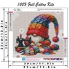 Gnome Stamped Cross Stitch Kits for Adults Beginner,Sewing Machine Counted