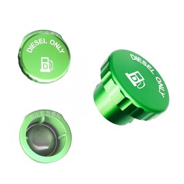 XJDAMZ Aluminum DIESEL Cap ONLY fit 2019-2021 Latest Dodge Ram 6.7L 1500 2500 3500 …(There are three vertical plastic posts at the fuel filler)