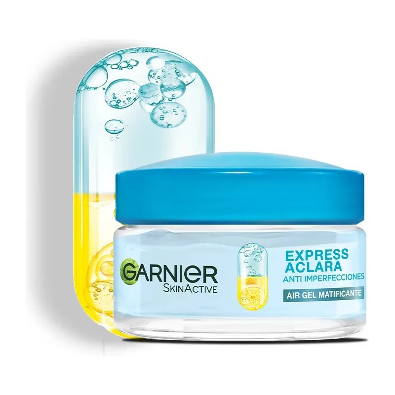 Garnier Express Aclara Anti Imperfecciones Crema Gel Matificante Niacinamida Vitamina
