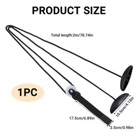 Shoulder Pulley, Shoulder Exercise Pulley, Multi-Use Pulleys for Shoulder Rehab Over Door, Rotator Cuff Exerciser, Over The Door Exercise Pulley for Injury Rehab, Recovery, Stretching (Black)