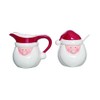 Transpac TC01912 Santa Holiday Red And White 4.75 x 4.25