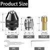 16 Piece Drill Chuck Set Compatible with Dremel, Drill Chuck