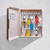 Lucky Line Key Organizer 24 Hook Cabinet, NON-LOCKING, Beige (61000)