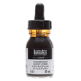 LIQUITEX Acrylic Paint Liquid Transparent Burnt Amber 161 1.1 fl oz (30 ml)
