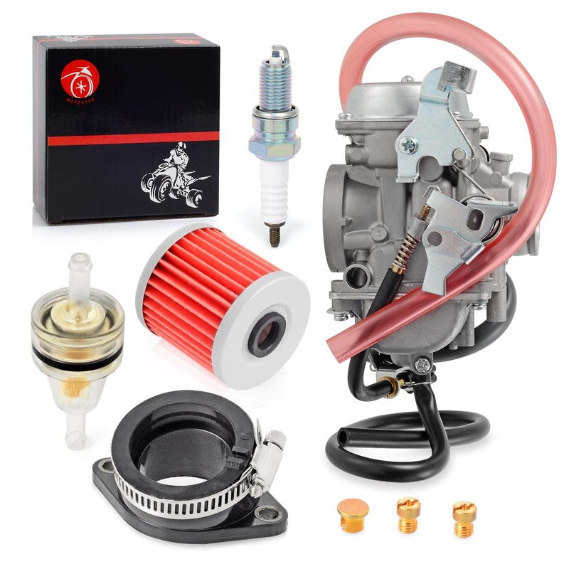 Carburetor Carb and Intake Manifold Boot For Kawasaki Bayou 300