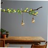 Zerodeko Realistic Lemon Rattan Garnish Lemon and Leaves Garland for