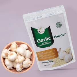 SVATV Garlic Powder (Allium Sativum) | For Flavouring | While Preparing Chutneys | stews | Salad Dressings | Sprinkle Garlic Powder as a Seasoning | Size - 227g, Half Pound
