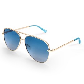 Dollger Oversized Aviator Sunglasses for Women Men Classic Polarized Sun Glasses Vintage Retro Style Metal Frame Shades UV400 Protection