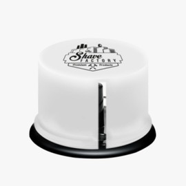 the shave factory Neck Strip Dispenser, Neck Strips Case, Neck Covering Paper Case Container, 5 Ounce (White)