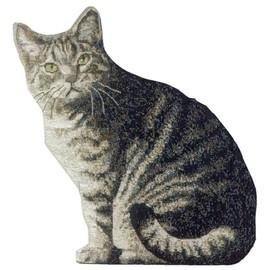 Manual Cat Shaped Pillow, 11 X 16-Inch