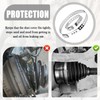 YGDMD 10PCS CV Boot Clamps Kit,Adjustable Tie Rod Boot Clamp