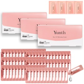 Yunth Raw VC Introduction Serum, Set of 3, 88 Day Supply, 4 Packs of Serum Samples Included (Beauty Serum/Cosmetic/Skin Care/Pores/Cosmetic/Beauty/Face Care)