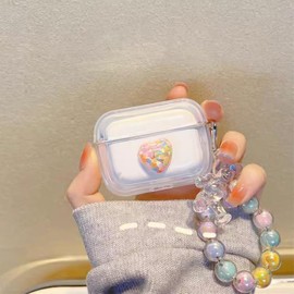 Xuyoz Compatible with Airpods Pro 1st/2nd Generation Case with Cleaning Kit, Airpods pro 2 Case Cover Rugged Shockproof Airpod pro 2 Protective Case for Girl Women Compatible with Airpods pro 1st/2nd