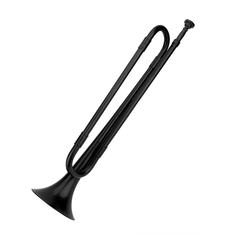 B Flat Plastic Bugle Cavalry Trumpet with Mouthpiece for Children