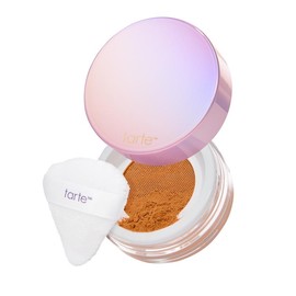 tarte creaseless loose setting powder - free setting puff:_caramel (deep skin tones)