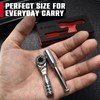 CROM 1/4-inch Mini Ratchet Wrench - Use As 1/4 Bit