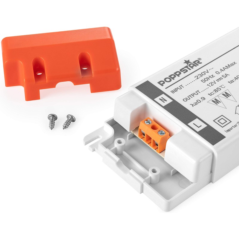 Poppstar LED Transformer 230 V AC / 12 V DC