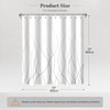 Punkray Ombre Grey Shower Curtain for Bathroom with Hooks Shower