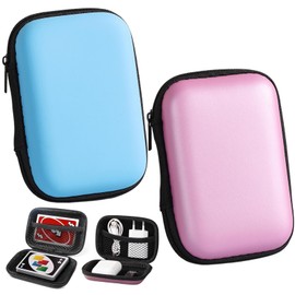 Larfraecy Pack of 2 Playing Cards Box Case Card Box Storage Card Game Box Playing Card Bag for Storing Cards Headphones and Data Cables from Moisture and Dust