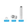 PATIKIL M10 Fine Thread Lamp Pipe Repair Parts Kits, 40