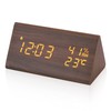 Digital Alarm Clock, LED Time Display, 3 Alarm Clock Settings,