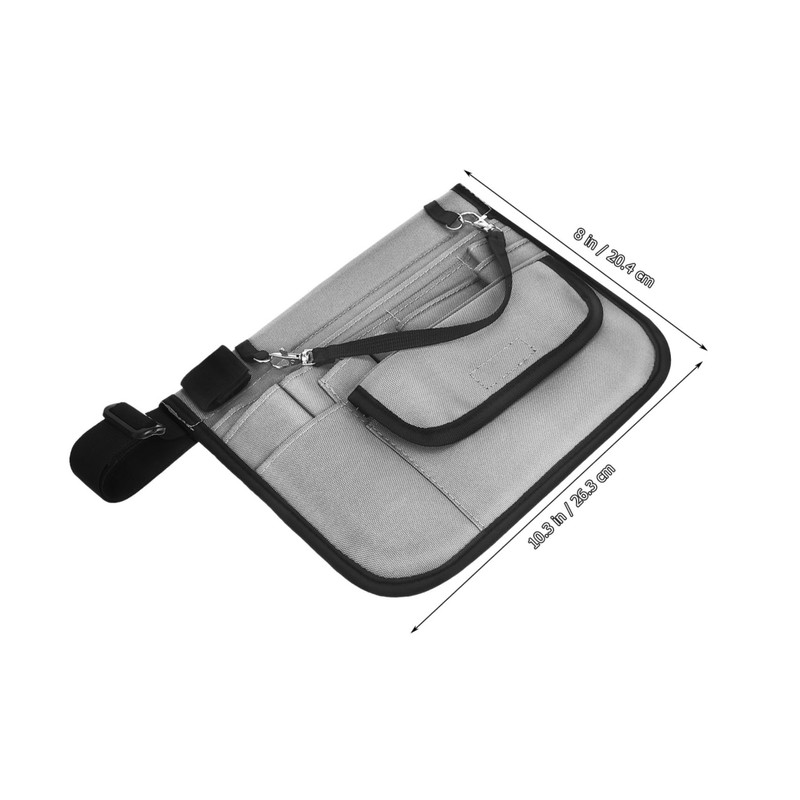 Operitacx Server Apron with Pockets Half Waist Apron for Men