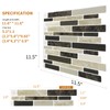 WOWSTAR 10-Sheet Peel and Stick Backsplash Tile for Kitchen Wall,