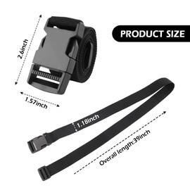 39 Inch Battery Hold Down Strap with Adjustable Buckle,Universal Car Battery Tie Down Strap for Battery Boxes Marine,RV Battery Box,Cargo,Tie Down Strap Battery Strap