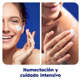 NIVEA Creme (200ml), crema humectante de larga duración para el cuerpo, el rostro y las manos con Vitamina E