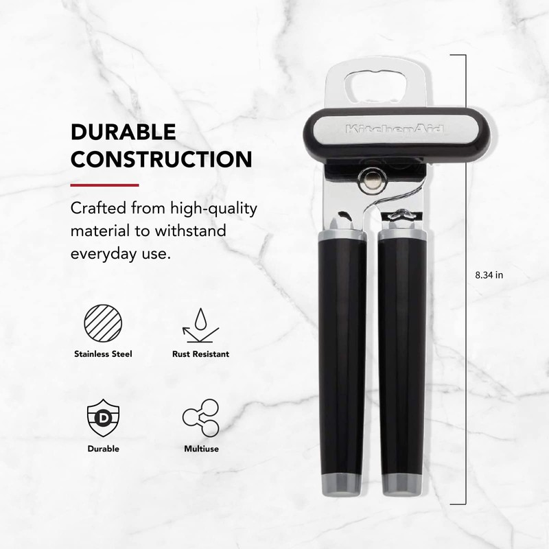KitchenAid Classic Multifunction Can Opener and Bottle Opener Easy to