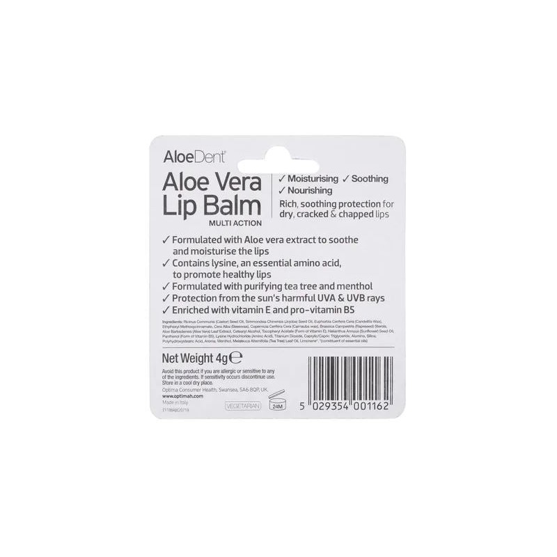 Aloe Dent Aloe Vera Lip Balm 4g
