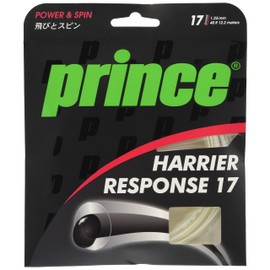 Prince Harrier Response 17 7JJ032 Rigid Tennis Gut Clear White