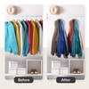 ZEDODIER Hoodie Hangers, 2 Pack Rotatable Hoodie Organzier for Closet,