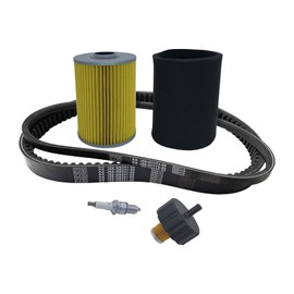 Tune Up Kit Compatible on 1985-1995 Yamaha G2, G5, G8, G9, G11 Golf Carts - Drive Start Belts, Air Filters, Fuel Filter, Spark Plug