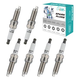 AULINK 5787 1LZKR7B11S Duble Iridium Spark Plugs Pack of 6 For Acura ILX MDX RL TL TSX ZDX,Honda Accord Civic Crosstour CR-V Pilot Ridgeline Accord Crosstour 1.5L 1.8L 2.0L 2.4L 3.5L 3.7L L4 V6 AI5702